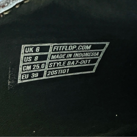 FITFLOP FAYE LACE UP SLINGBACK PLATFORM WEDGE BLACK SIZE 8 EUC - Picture 7 of 10